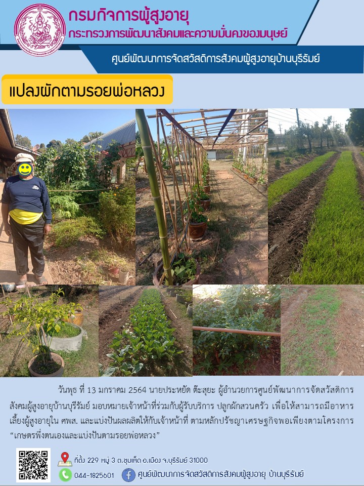 แปลงผักตามรอยพ่อหลวง