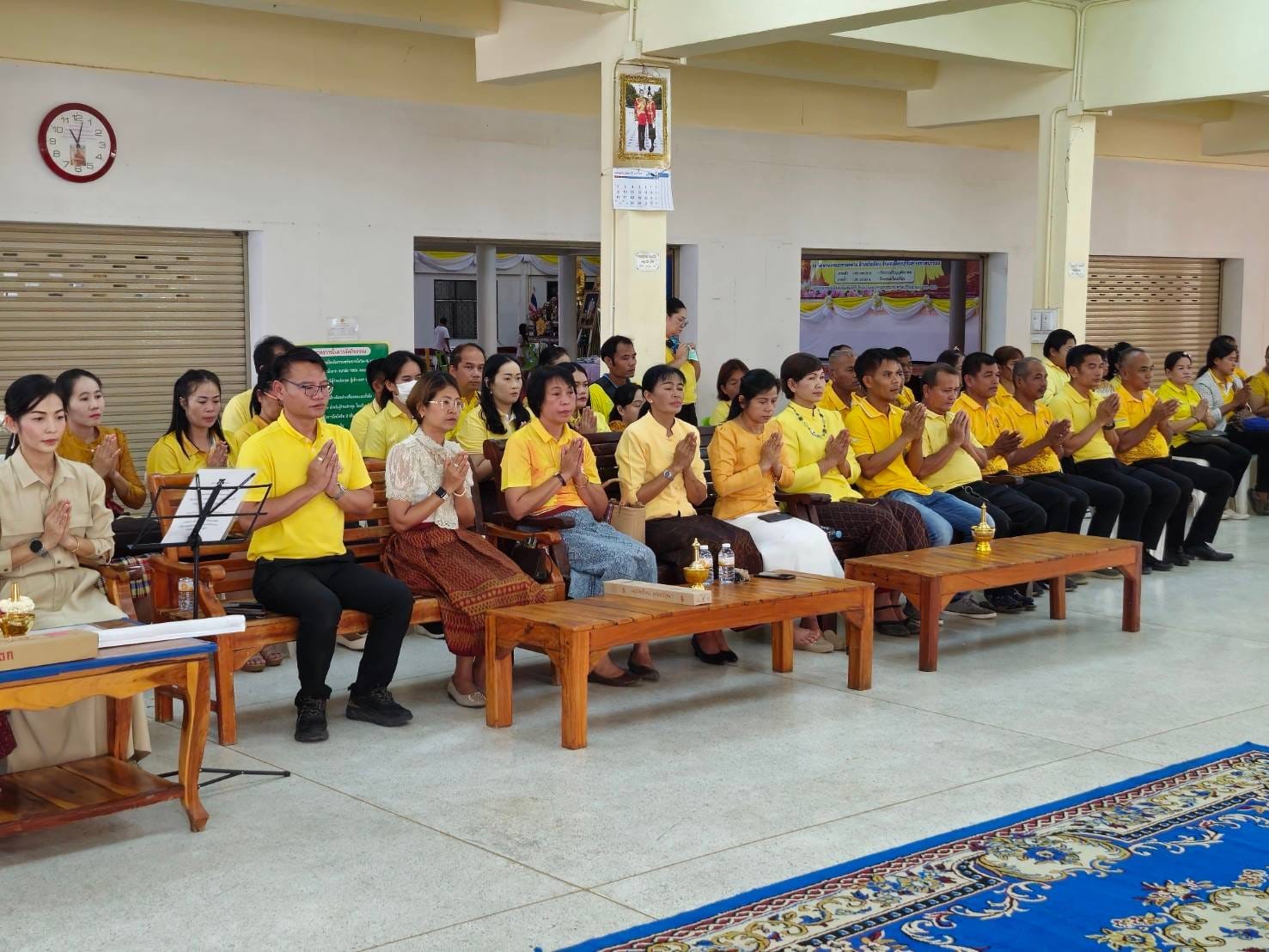 ทำบุญถวายภัตตาหารเพลและน้ำปานะ แด่พระภิกษุสงฆ์โครงการบรรพชาอุปสมบทเฉลิมพระเกียรติพระบาทสมเด็จพระเจ้าอยู่หัว เนื่องในโอกาสพระราชพิธีมหามงคลเฉลิมพระชนมพรรษา 6 รอบ 28 กรกฎาคม 2567 