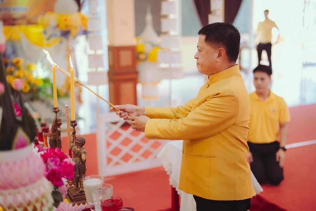 พิธีเจริญพระพุทธมนต์เฉลิมพระเกียรติถวายพระพรชัยมงคลแด่ พระบาทสมเด็จพระเจ้าอยู่หัว เนื่องในโอกาสมหามงคลเฉลิมพระชนมพรรษา 6 รอบ 28 กรกฎาคม 2567 