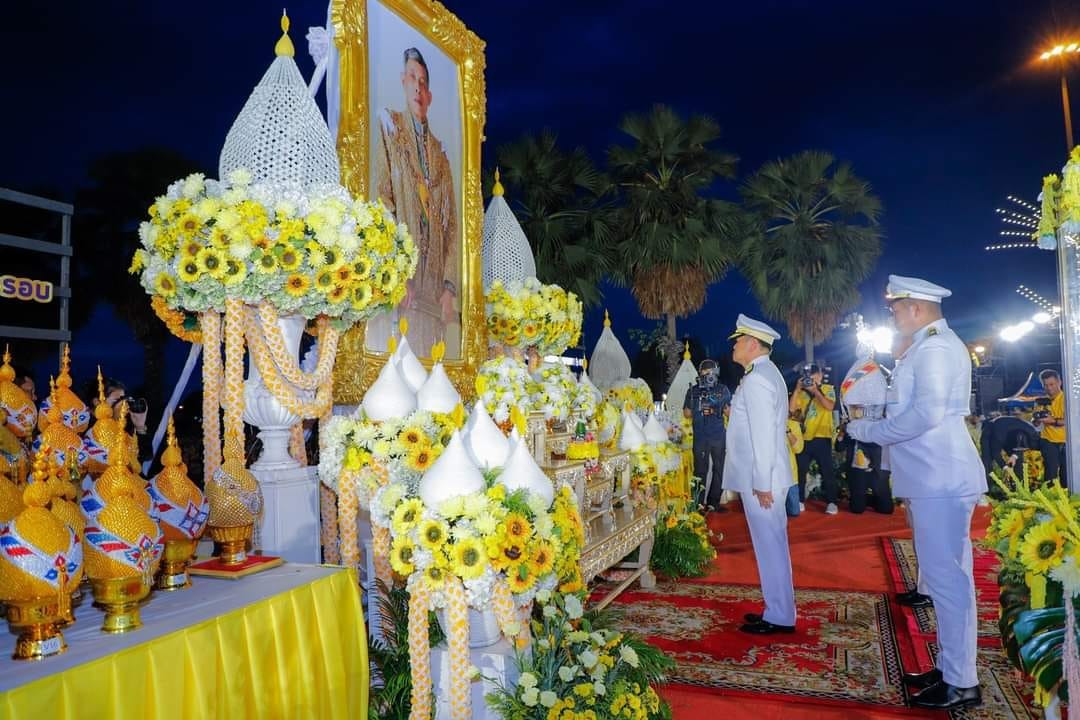 พิธีถวายเครื่องราชสักการะและวางพานพุ่ม และพิธีจุดเทียนถวายพระพรชัยมงคล เนื่องในโอกาสพระราชพิธีมหามงคลเฉลิมพระชนมพรรษา  6 รอบ 28 กรกฎาคม 2567 