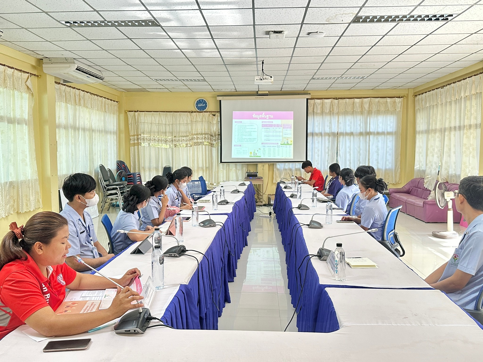 ต้อนรับคณะนักศึกษาพยาบาลภาคปฏิบัติ หลักสูตรพยาบาลศาสตรบัณฑิต วิทยาลัยพยาบาลบรมราชชนนี สุรินทร์ 