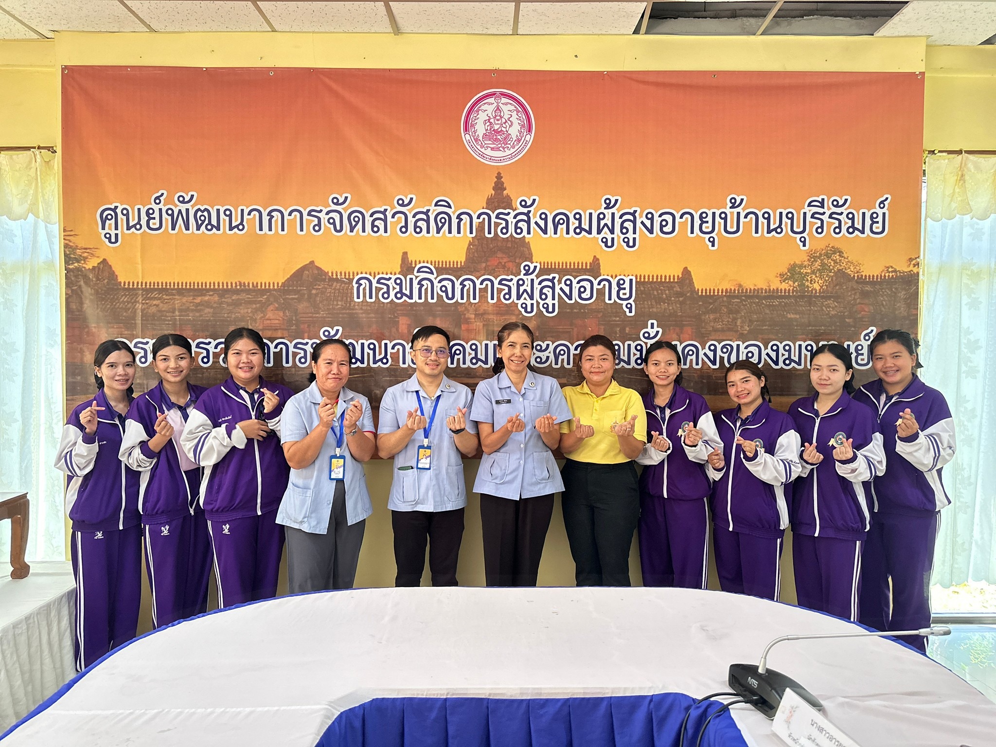 ต้อนรับคณะนักศึกษา คณะพยาบาลศาสตร์ มหาวิทยาลัยราชภัฏบุรีรัมย์ จำนวน 7 คน 