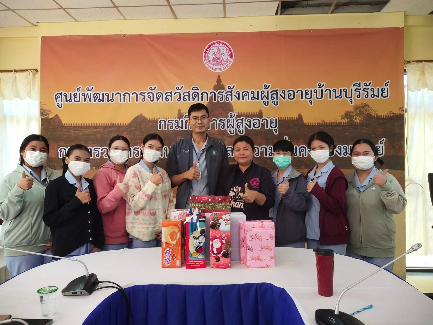 ต้อนรับคณะนักศึกษาพยาบาลภาคปฏิบัติ หลักสูตรพยาบาลศาสตรบัณฑิต วิทยาลัยพยาบาลบรมราชชนนี สุรินทร์