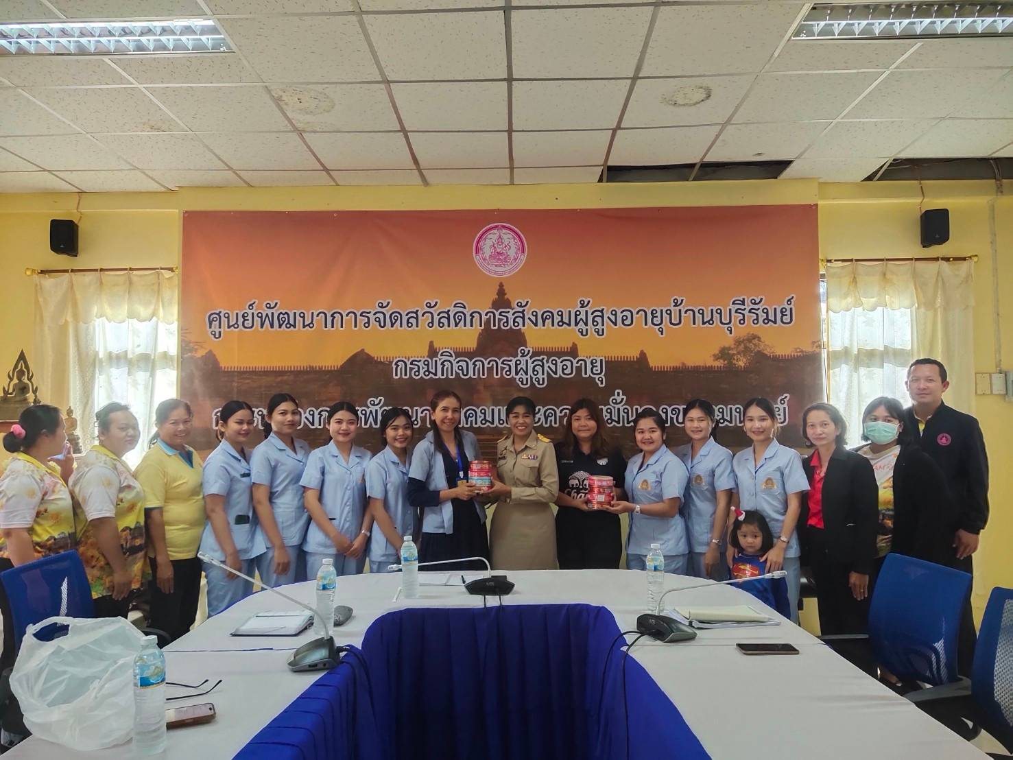 ประชุมถอดบทเรียน นักศึกษาฝึกภาคปฏิบัติวิชาการปฏิบัติการพยาบาลผู้สูงอายุ 