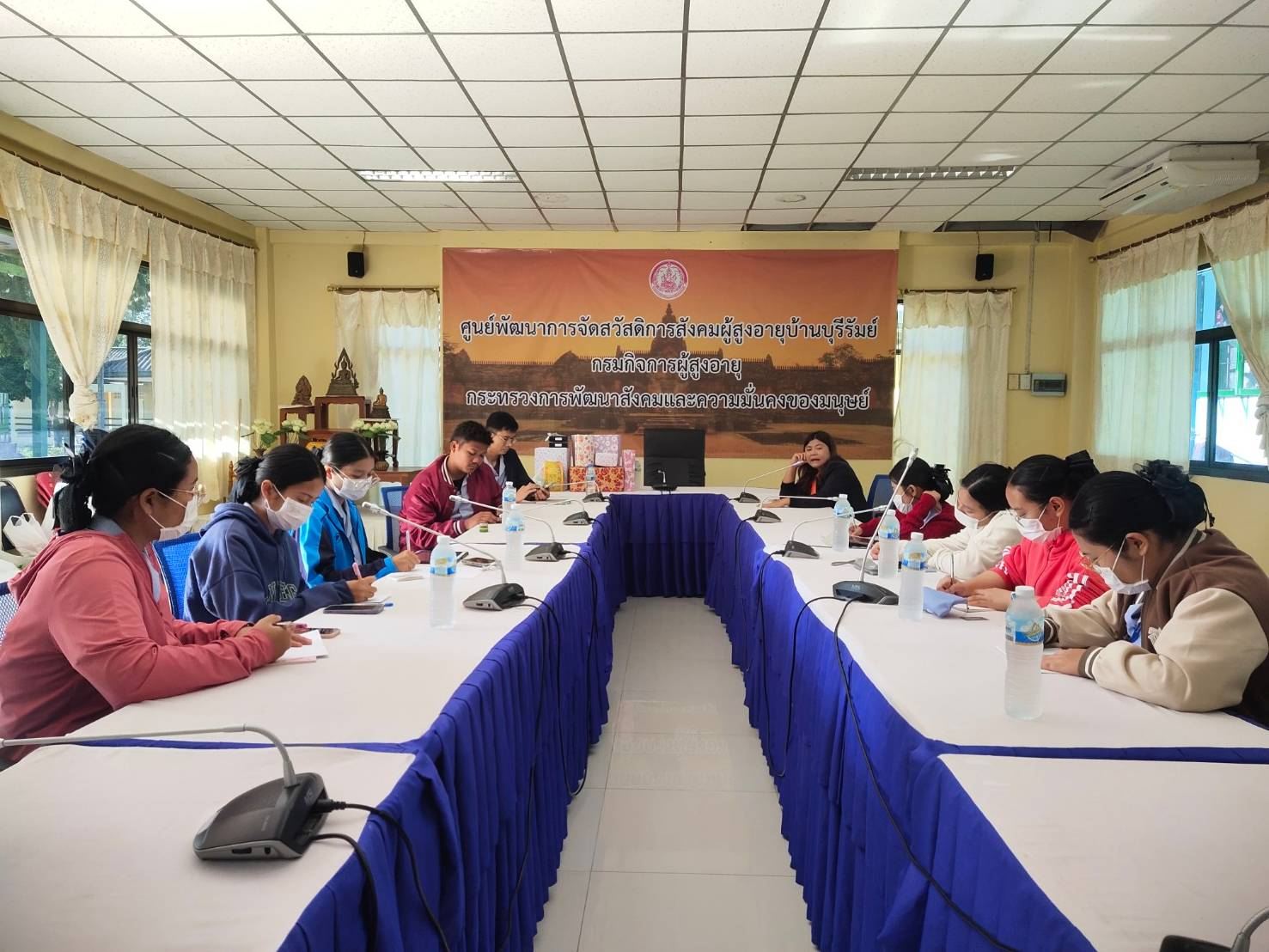  ต้อนรับคณะนักศึกษาพยาบาลภาคปฏิบัติ หลักสูตรพยาบาลศาสตรบัณฑิต