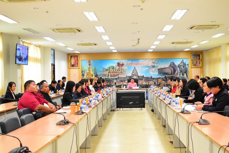 ประชุมคณะอนุกรรมการกลุ่มภารกิจ (Cluster) จังหวัดบุรีรัมย์